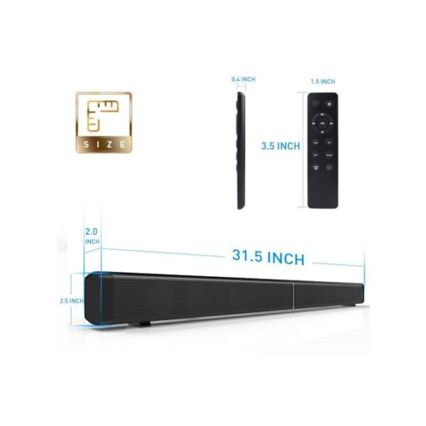 Tedber Bolan LP09 SoundBar Bluetooth Speaker With Inbuilt Woofer HT