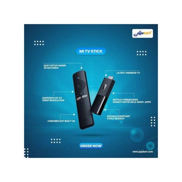 XIAOMI TV STICK STEAMING STICK FHD CHROME CAST BUILT IN CHROMECAST