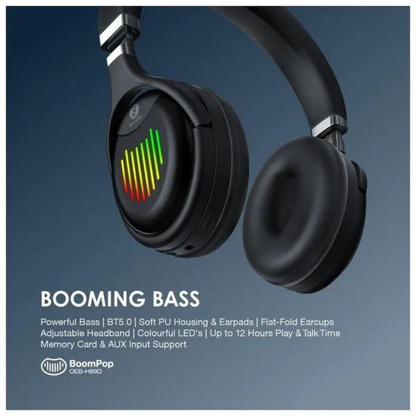 oraimo BoomPop Over-Ear Wireless Headphones