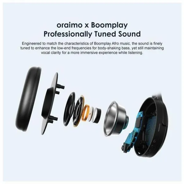 oraimo BoomPop Over-Ear Wireless Headphones