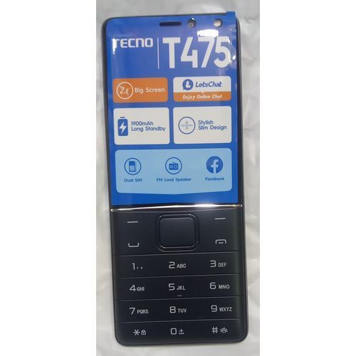 Tecno T475, 2.8 QVGA, Mos,0.08MP Front,0.08MP Camera,1900mAh