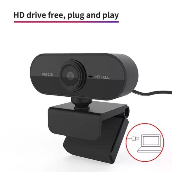 Webcam 1080P Full HD Computer Camera With Microphone