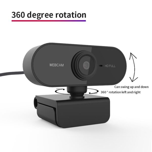 Webcam 1080P Full HD Computer Camera With Microphone