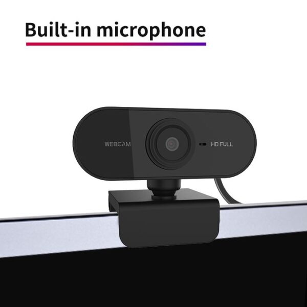 Webcam 1080P Full HD Computer Camera With Microphone